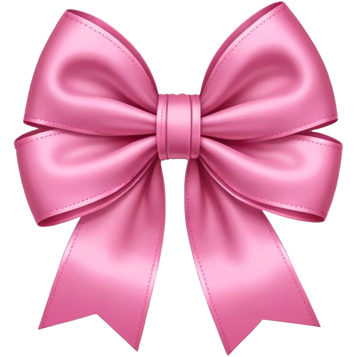 pink bow emoji