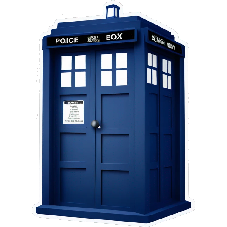 TARDIS emoji