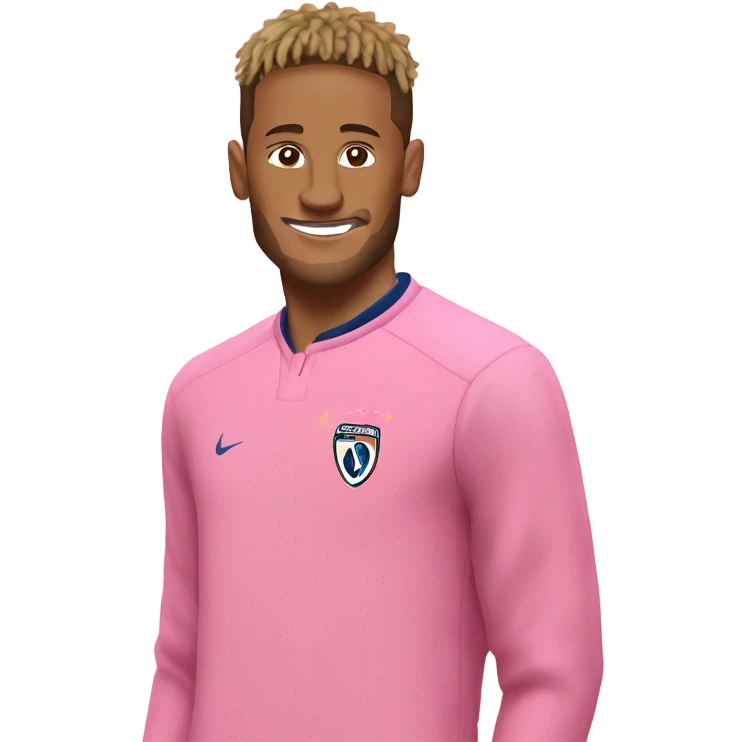 pink sweater on Neymar emoji