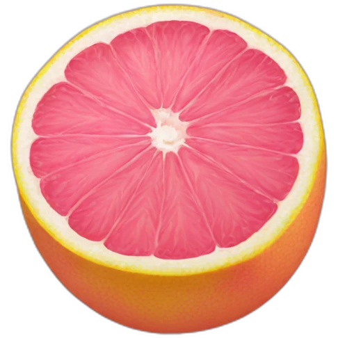 Pink lemon emoji