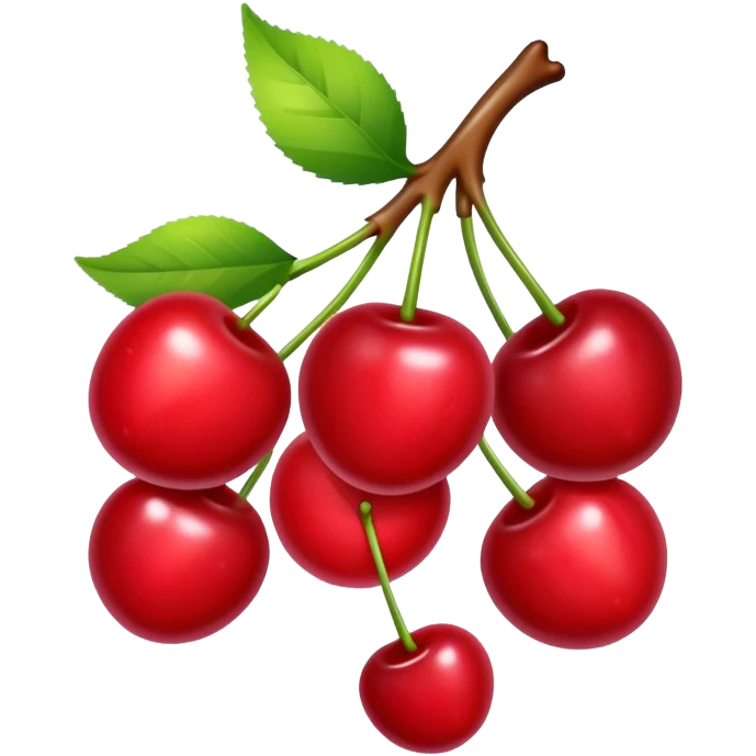 bow with cherrys  emoji