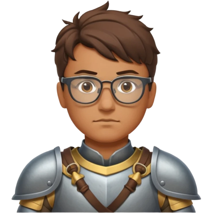 Glasses-Wearing Warrior emoji