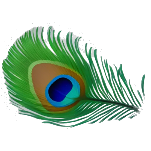 peacock feather emoji