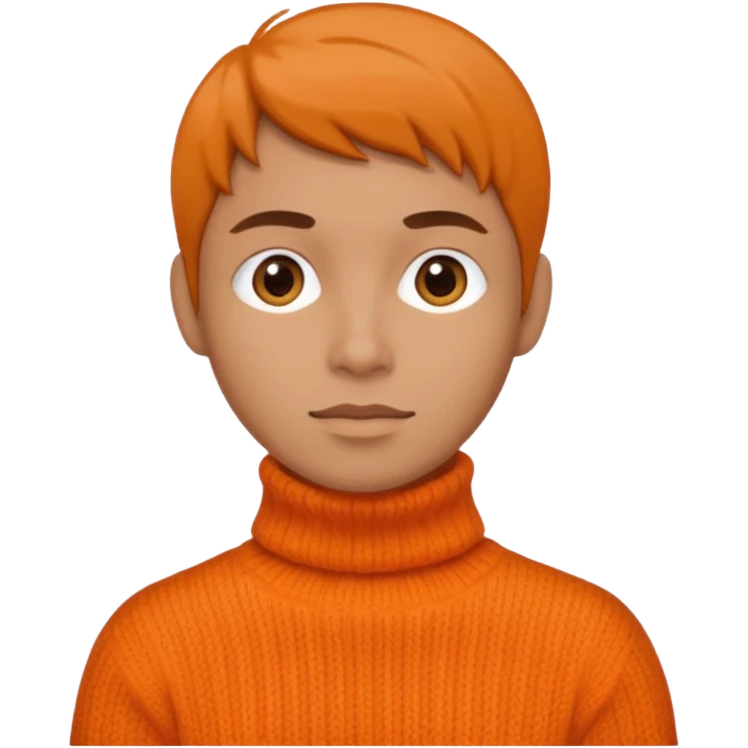 orange turtleneck emoji
