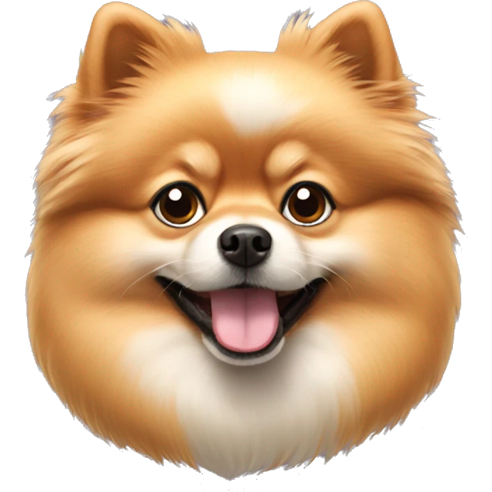 Pomeranian dog emoji