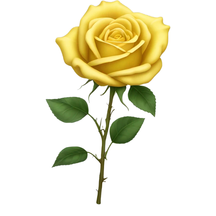 Yellow rose  emoji