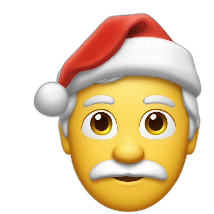 Santa going rouge emoji