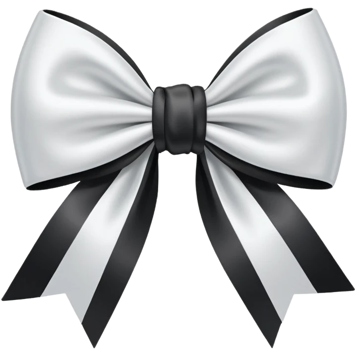 White bow emoji
