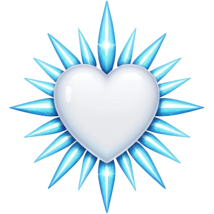 glitter white symbol of health + emoji