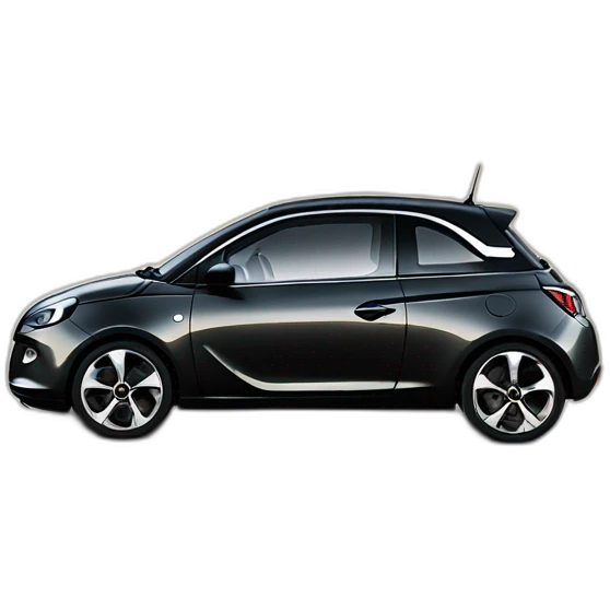 opel adam noire de profil emoji