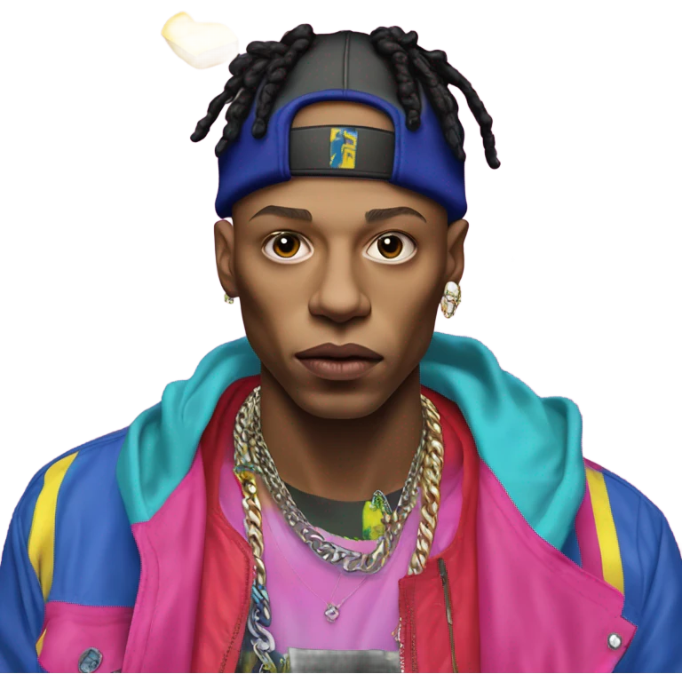Swedish rapper bladee  emoji