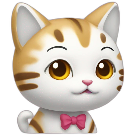 Hello kity emoji