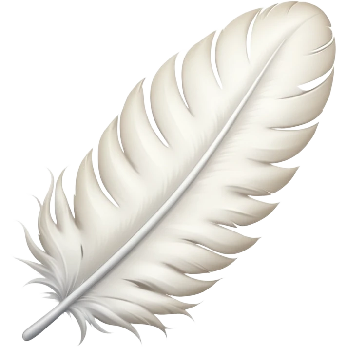 white feather emoji