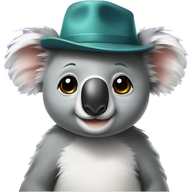 Koala with a hat  emoji