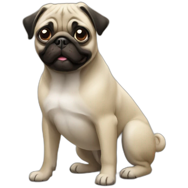 two pugs emoji