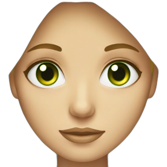 Blonde green eyes  emoji