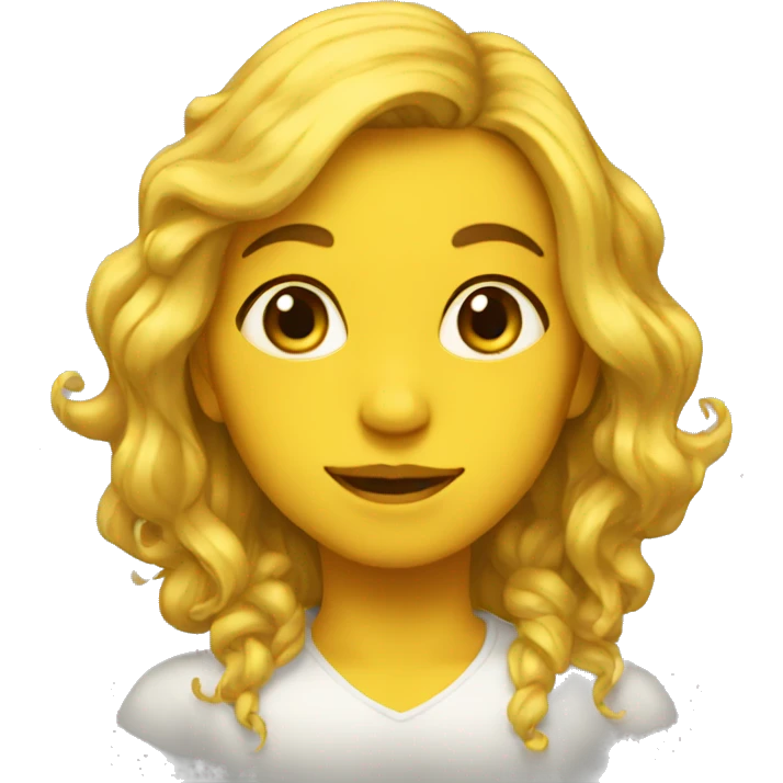Une femme abeille emoji