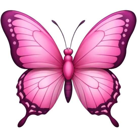 pink butterfly  emoji