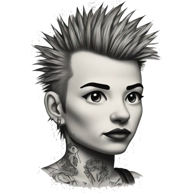 punk tattoo 1975 emoji