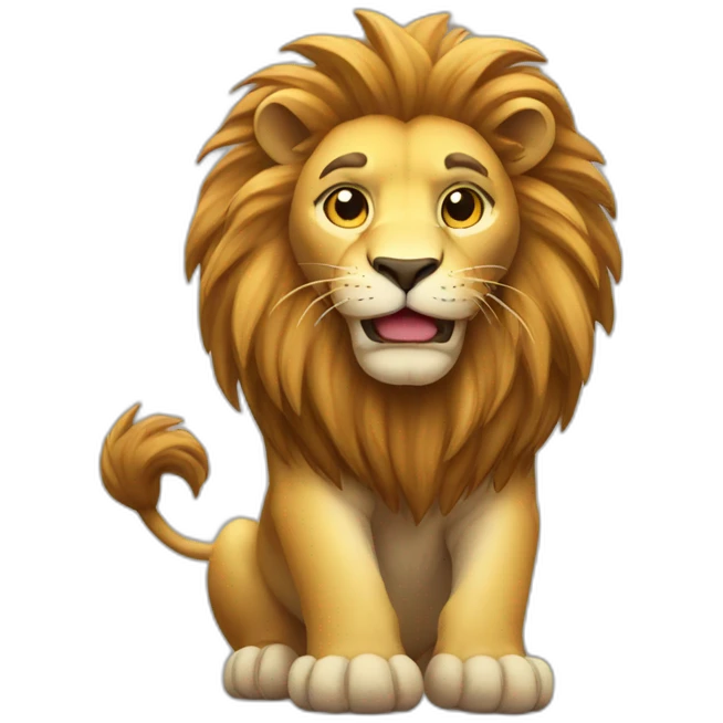 a motivation lion emoji