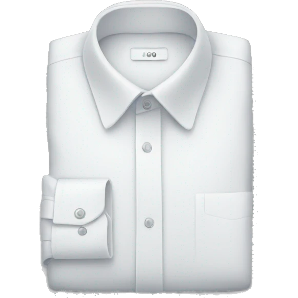 white shirt by apple emoji