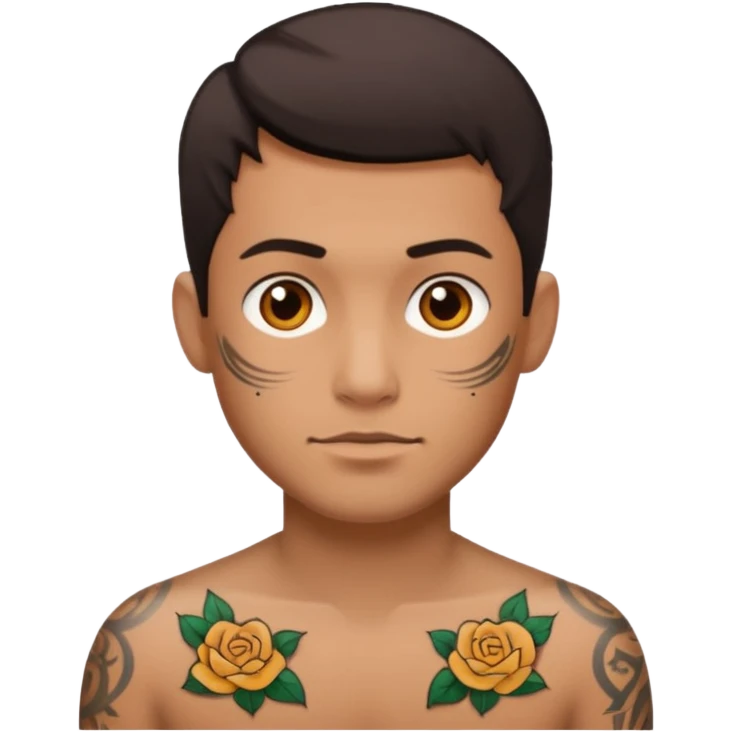 a tatoo man emoji