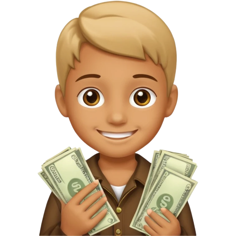 child with money emoji