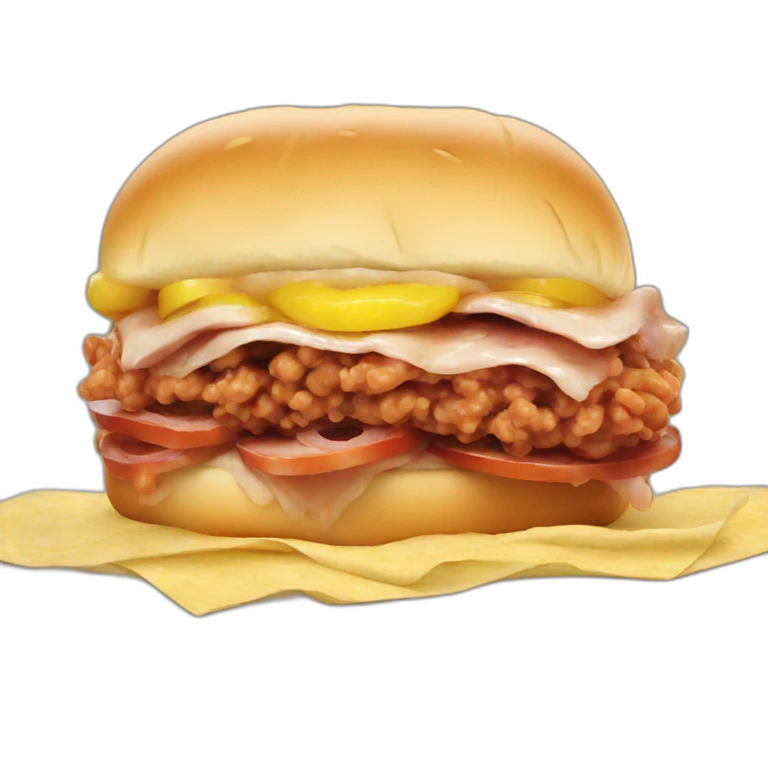 sloppy Sandwich meat emoji