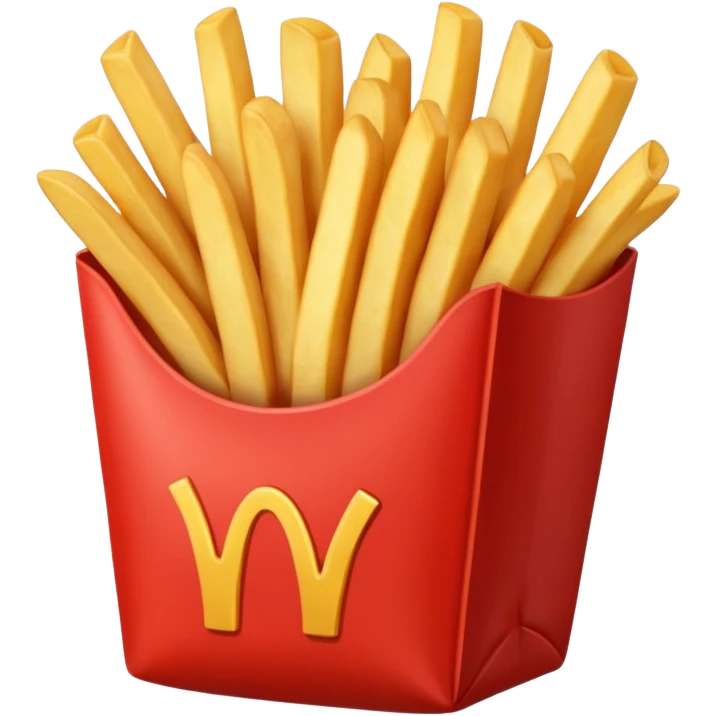 Put fries in who bag emoji