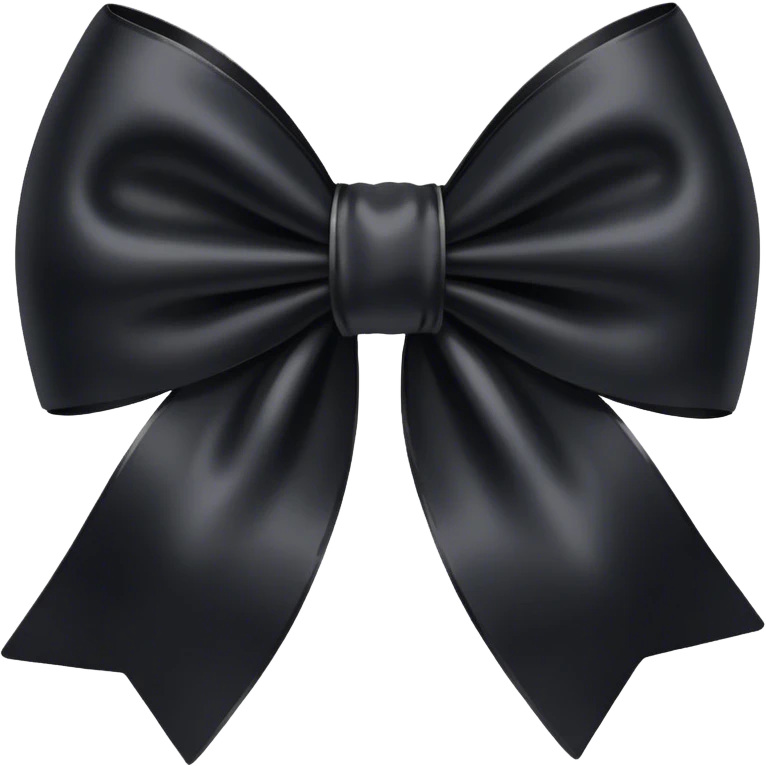 Black Bow emoji