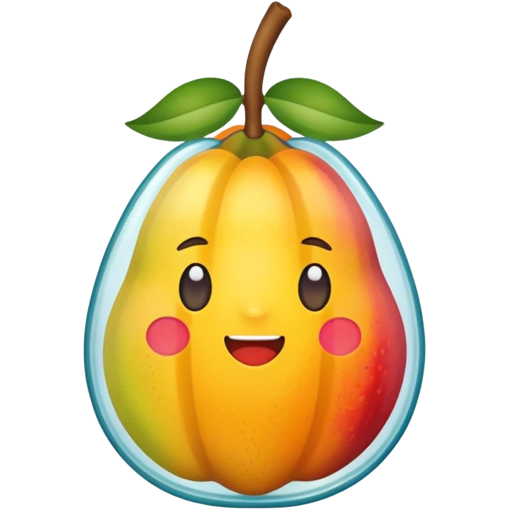 Make a fruit pouch emoji emoji