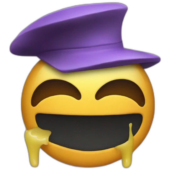 Among us mit Partyhut emoji