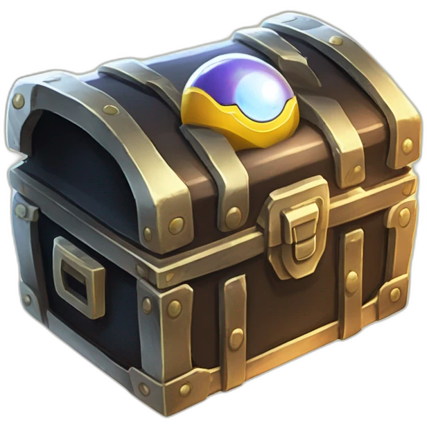 Pokemon Game LootCase Color Obsidian Rich Treasure Legendary Epic Pokeballs and Pokemons Inside this have Shiny Glow emoji