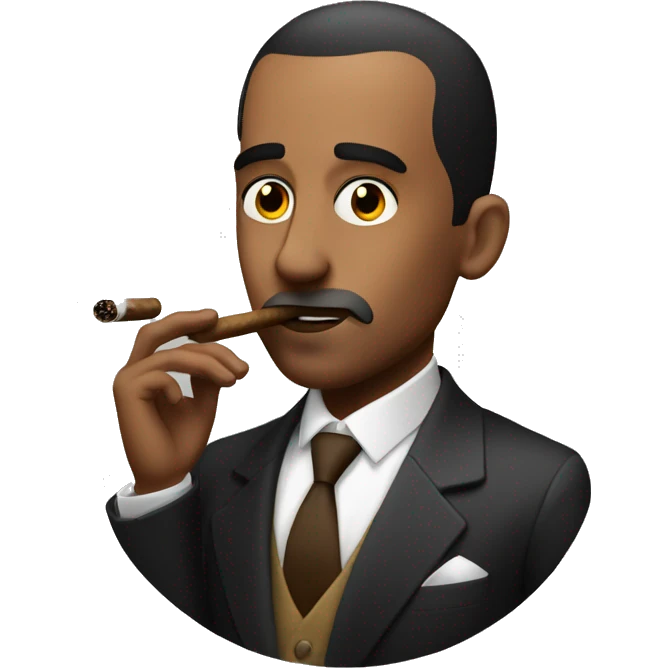 Andrew Tate smoking cigar emoji