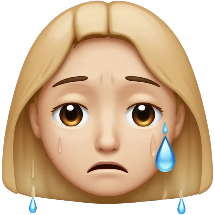 crying face emoji