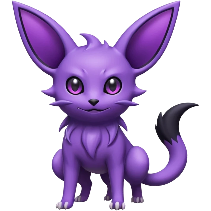 Espeon-Umbreon-Gengar-Fakémon-hybrid-creature (full body)  emoji