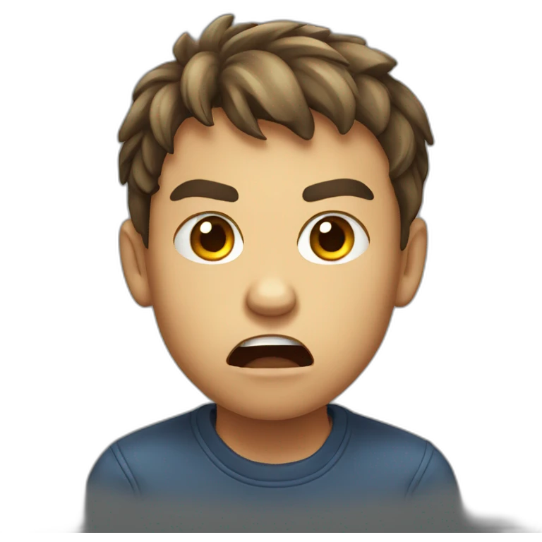 angry boy emoji