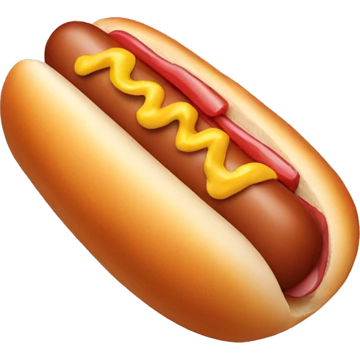 hot dog emoji