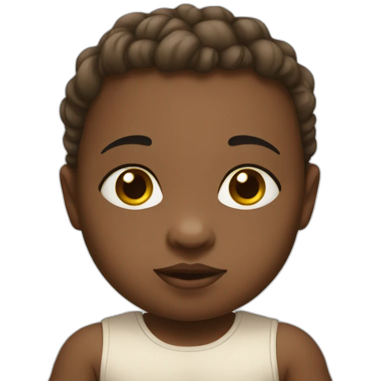 white BABY emoji