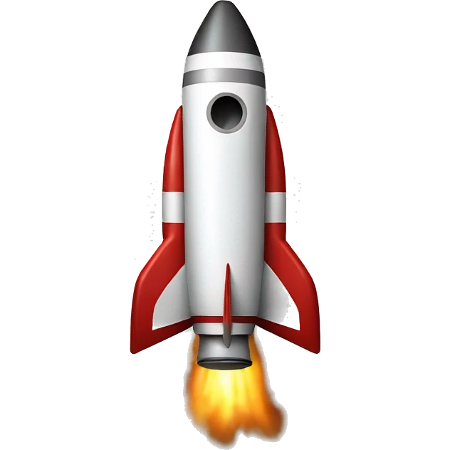 rocket shows shh emoji