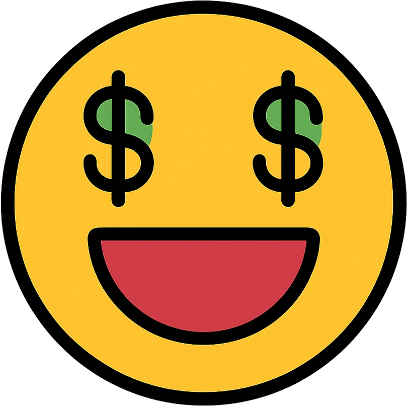 YeuMoney emoji, based on the provided logo emoji