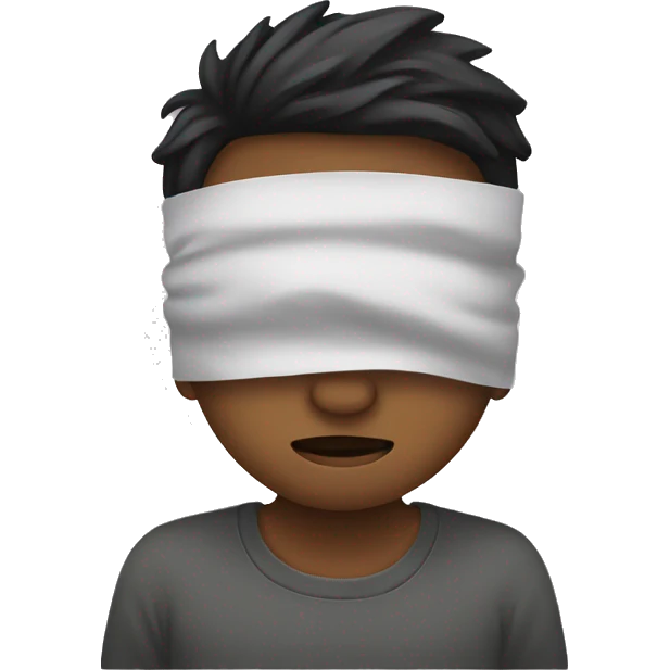 Covering eyes shyly  emoji