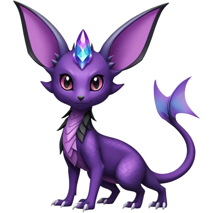 Salandit-Noivern-Espeon-Hybrid (Full body) emoji