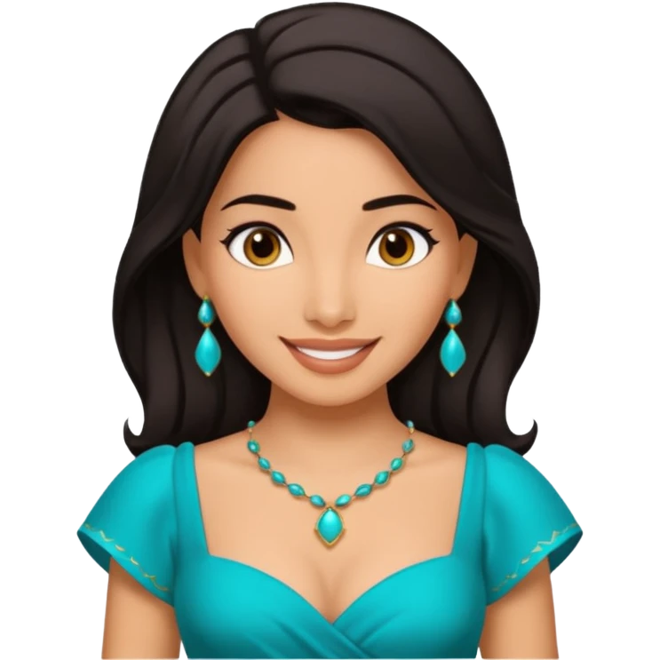 Emoji de la princesa Jasmin  emoji