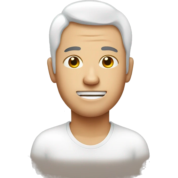Guy with milk on face emoji