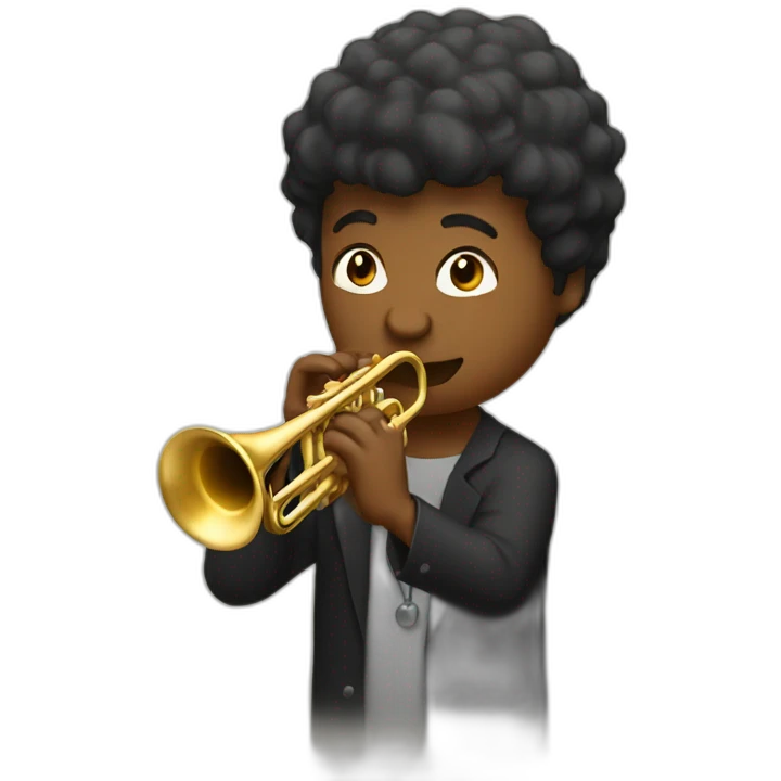 trumpet player emoji