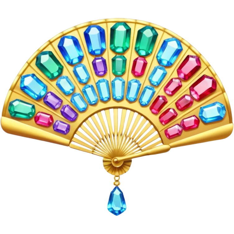 gem fan with ggem accessories emoji