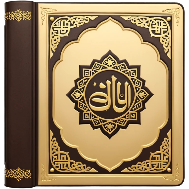 Quran closed book and Quran written in it emoji