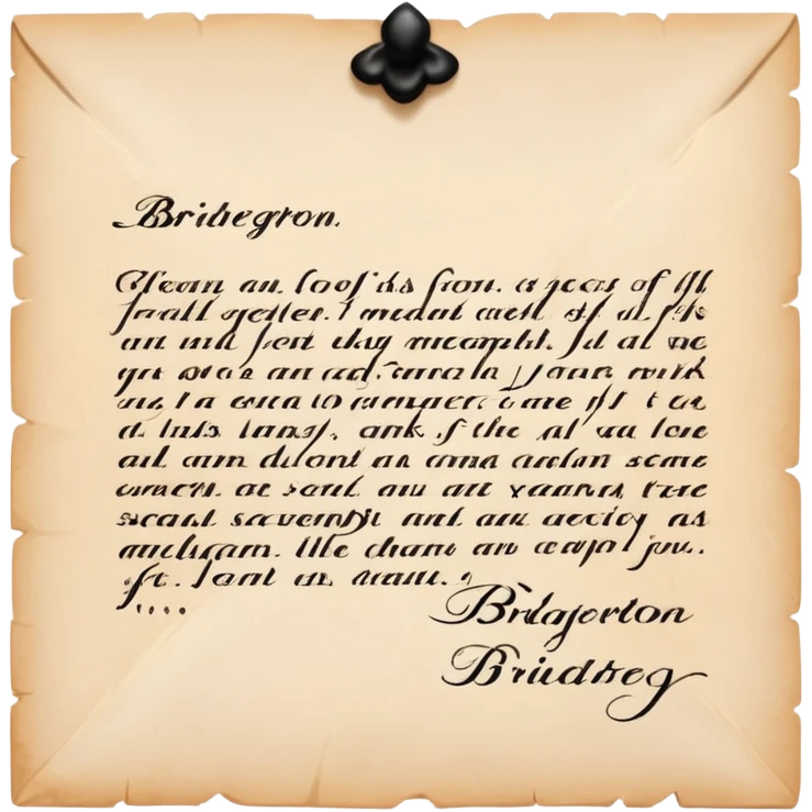 bridgerton letter emoji