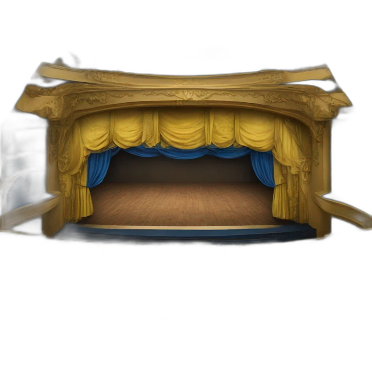 blue theatre emoji